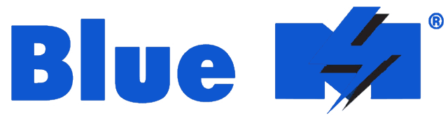 Blue M logo