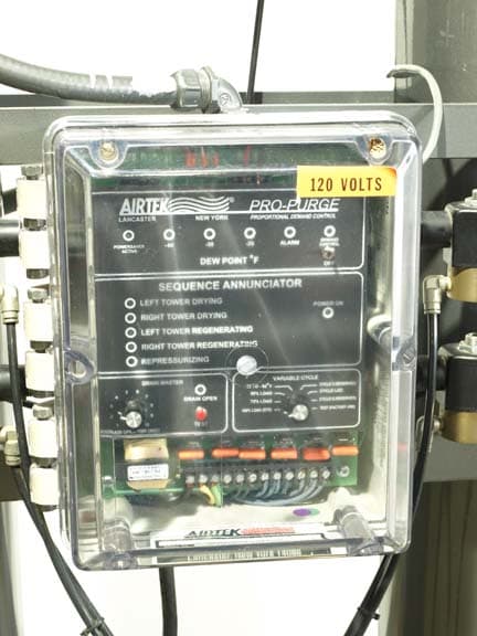 Airtek TW-130 Heatless Desiccant Air Dryer