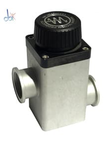 Varian NW-40-H/O Manual Offset Inline Vacuum Valve