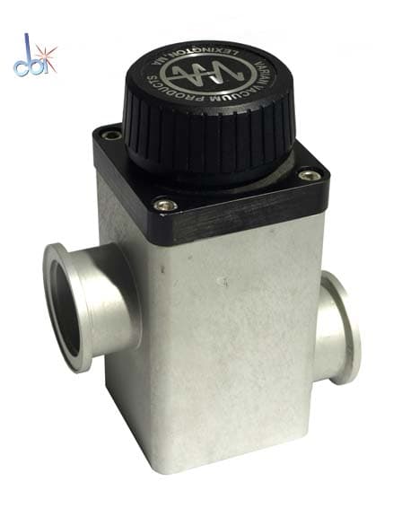Varian NW-40-H/O Manual Offset Inline Vacuum Valve
