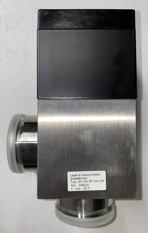 Leybold 298-23 Pneumatic Right Angle Valve with Optical Position Indicator