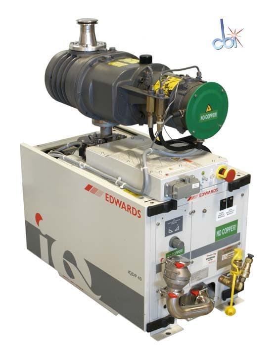 Edwards IQDP40/QMB250 Vacuum Pumping System