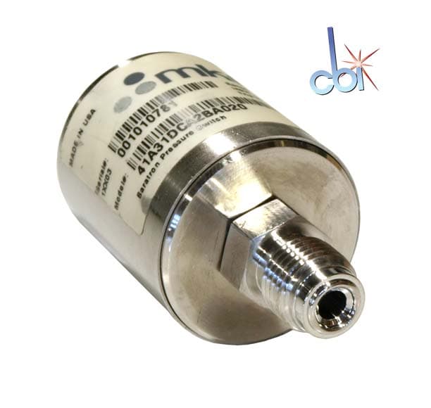 MKS Type 41A Pressure Switch, Trip Point: 20 Torr
