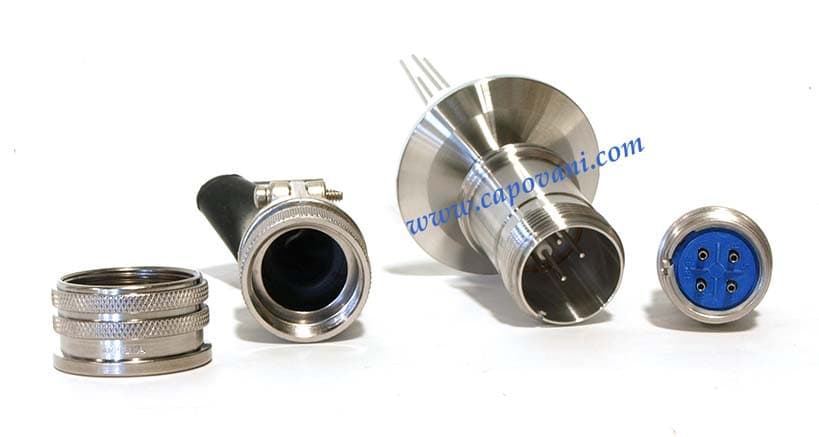 Kurt Lesker TFT2KA00008B Thermocouple Feed Through Type K Mil-Spec Plug
