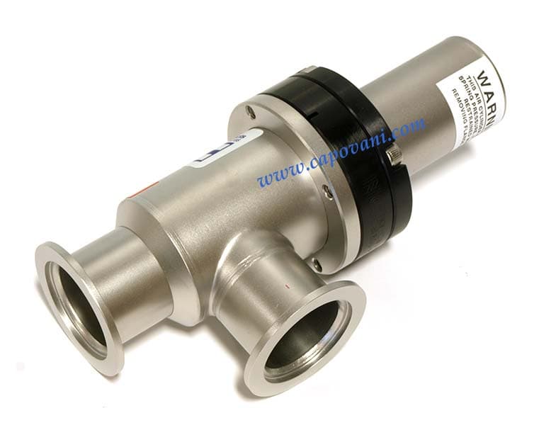 Nor-Cal Products 02-01502-55K Right Angle Pneumatic Vacuum Angle Valve