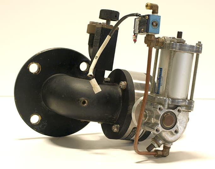 Key High Vac QBV-30-P-55-24DC Butterfly Vacuum Valve