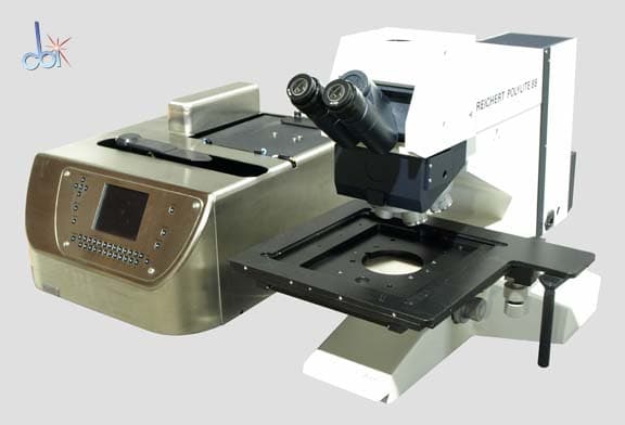Leica/Reichert Polylite 88 Manual Wafer Inspection Microscope