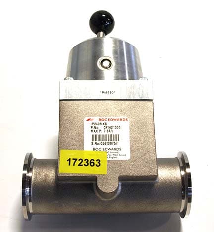 BOC Edwards IPV40MKS Manual Operation Isolation In-Line Vacuum Valve