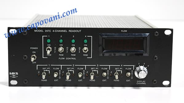 MKS 247C MFC Readout and Power Supply