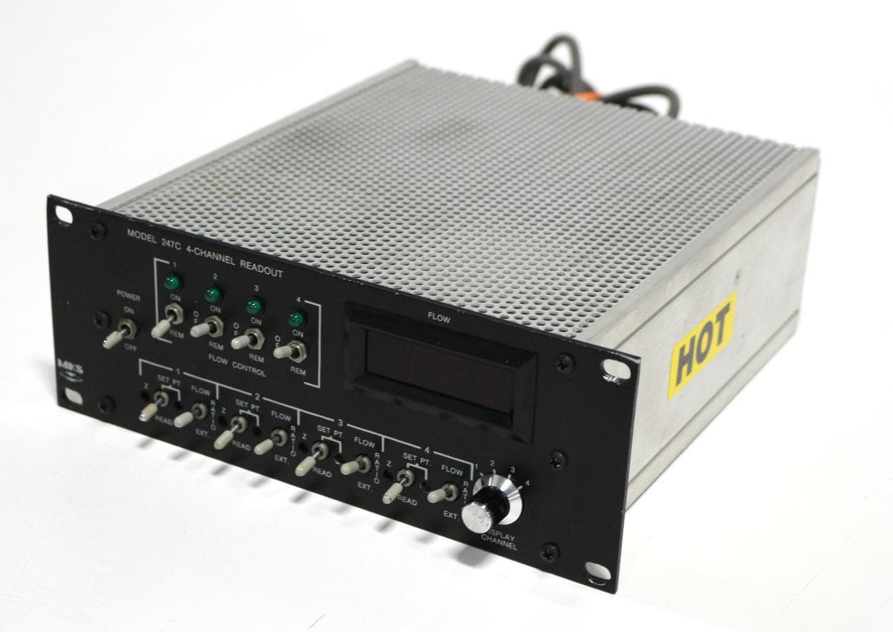 MKS 247C MFC Readout and Power Supply