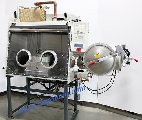 Plasmatherm 790 RIE Mounted in Omni-Lab Glovebox