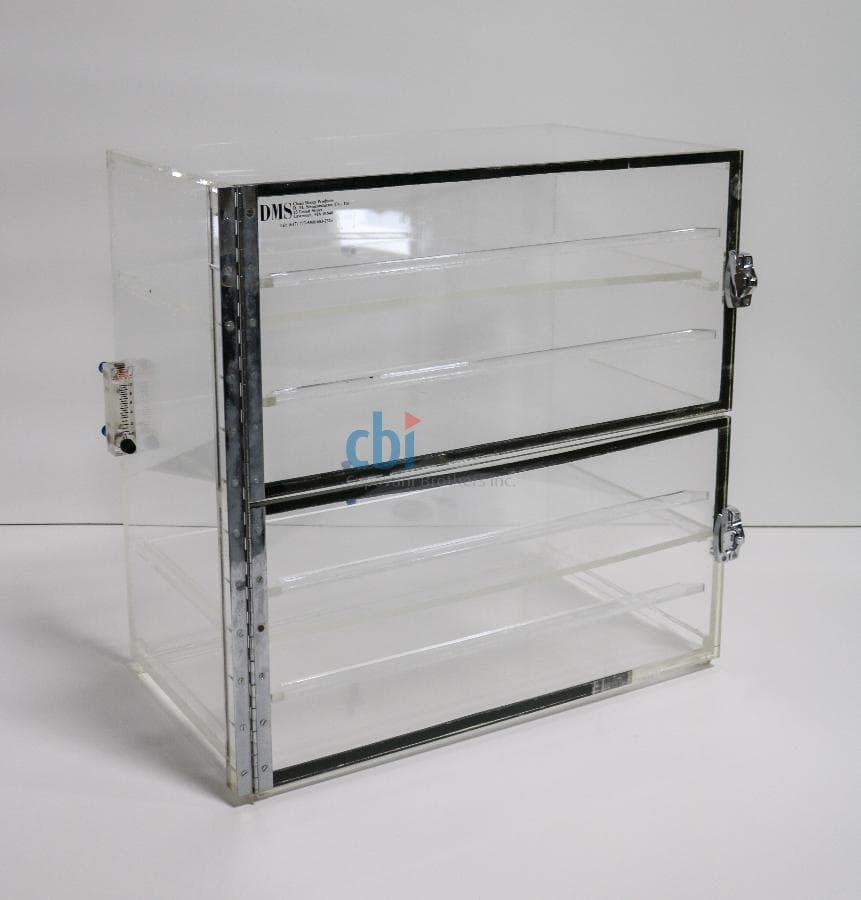 D.M. Semiconductor Co. Two Compartment Desiccator Box