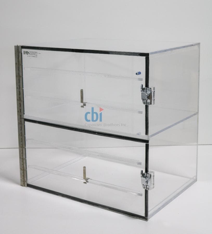 D.M. Semiconductor Co. Two Compartment Desiccator Box
