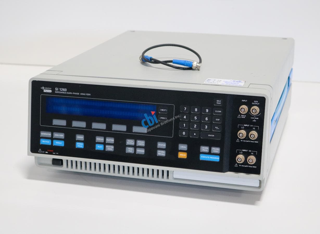Solartron Ametek 1260A Impedance Analyzer