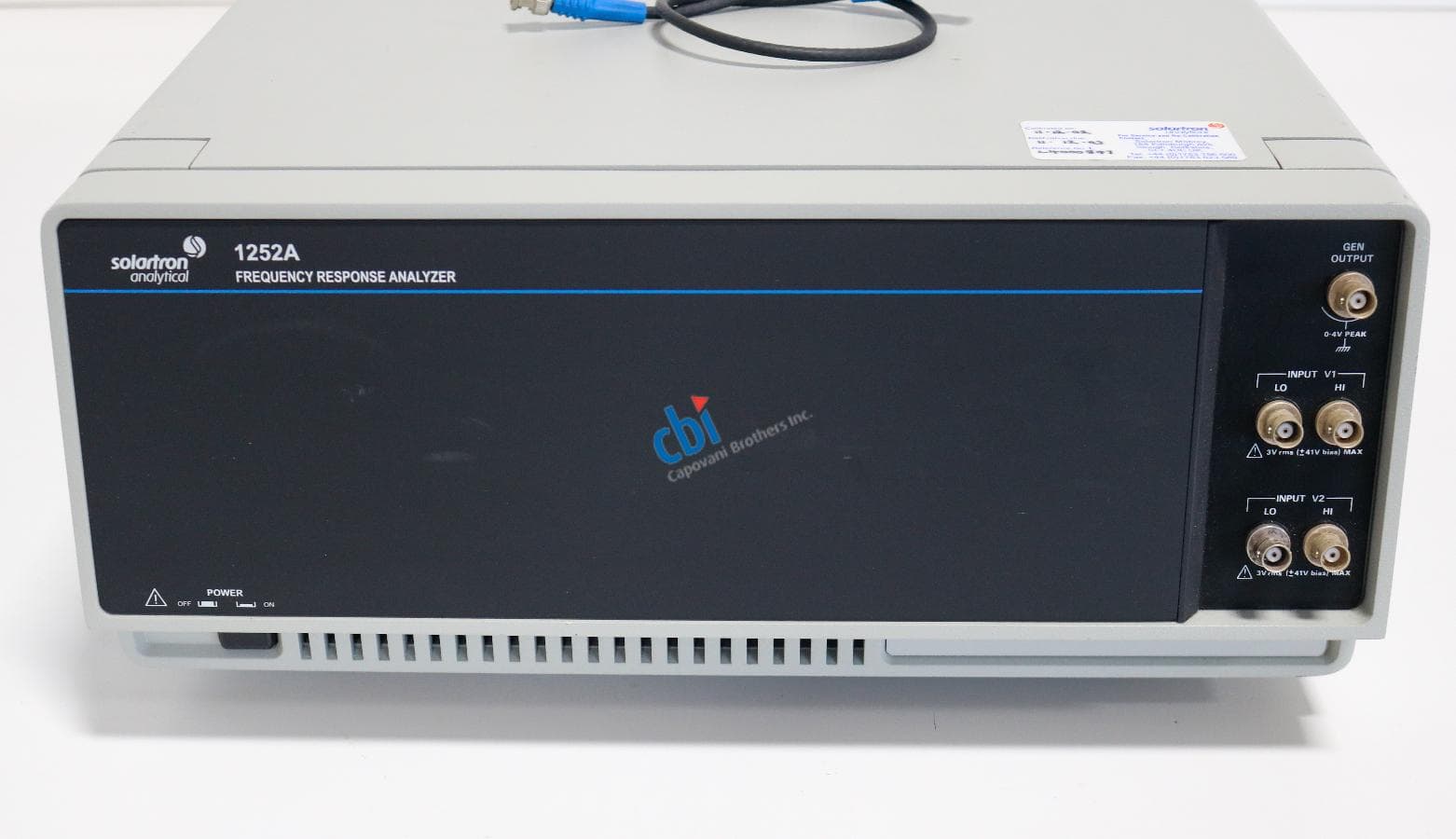 Solartron Ametek 1252A Frequency Response Analyzer