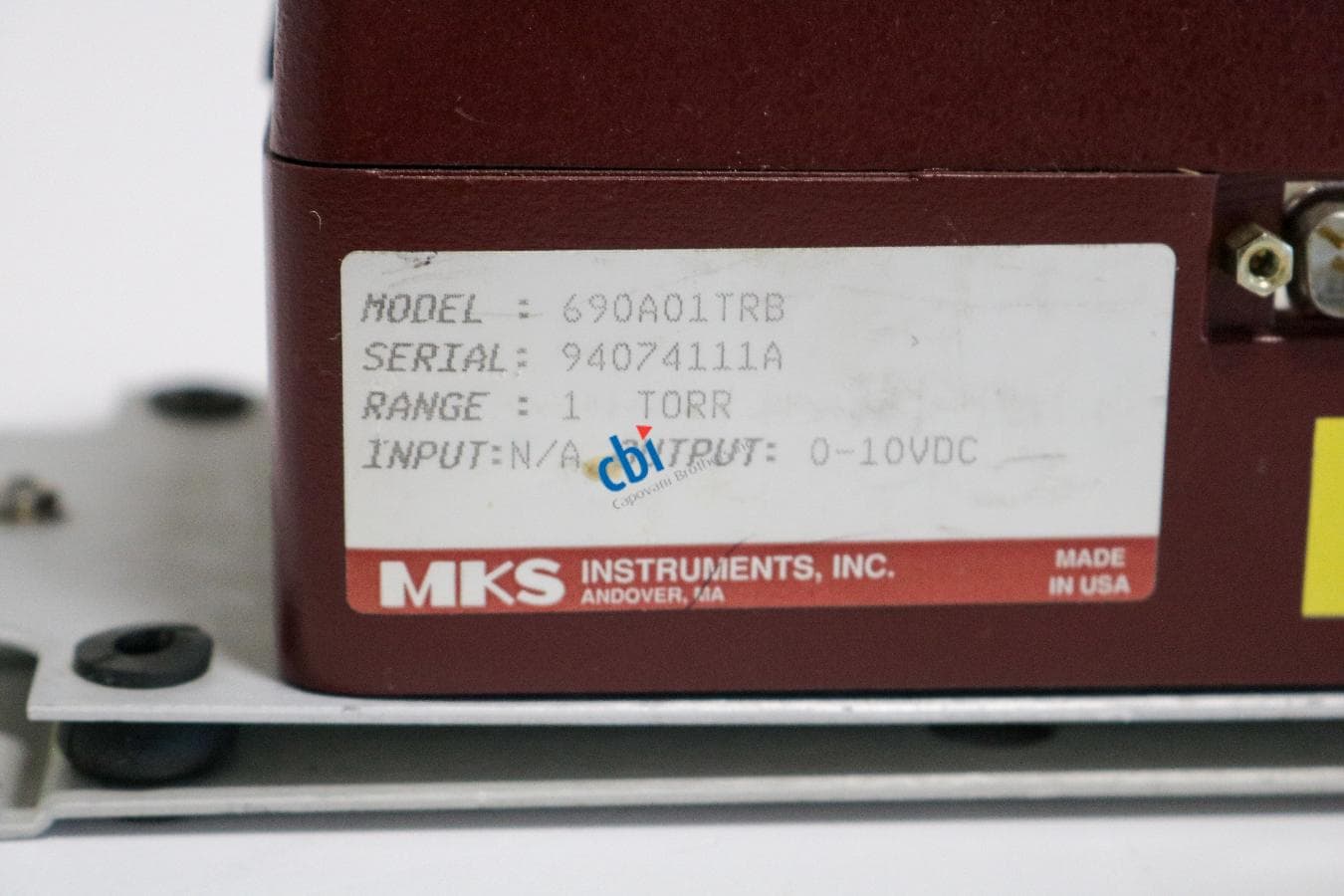 MKS Instruments Inc 690A01TRB Baratron Capacitance Gauge