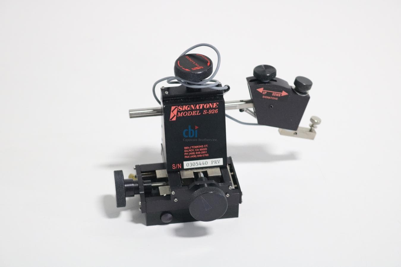 Signatone S-926 PRV Micropositioner