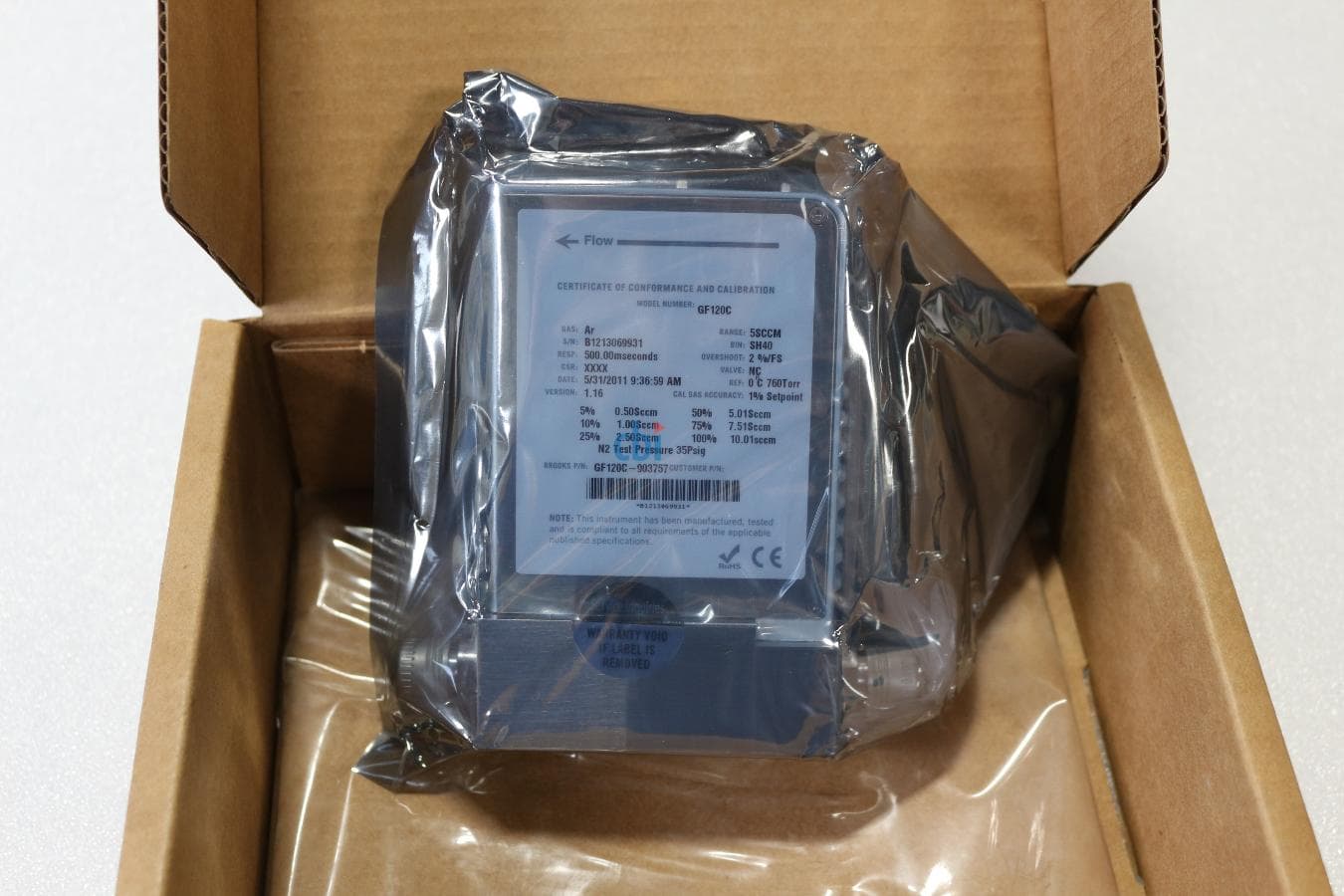 Brooks Instrument GF120C Mass Flow Controller