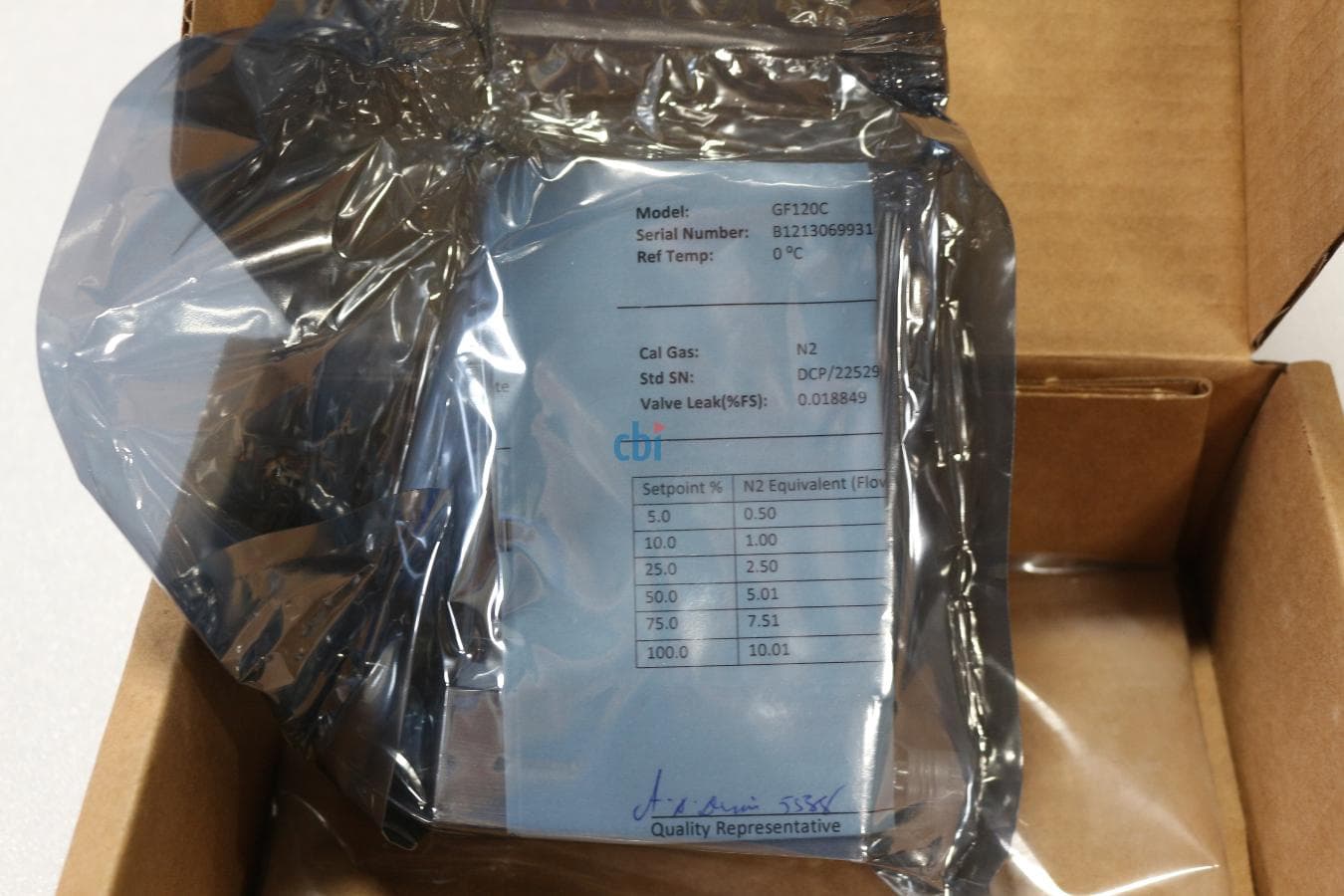 Brooks Instrument GF120C Mass Flow Controller
