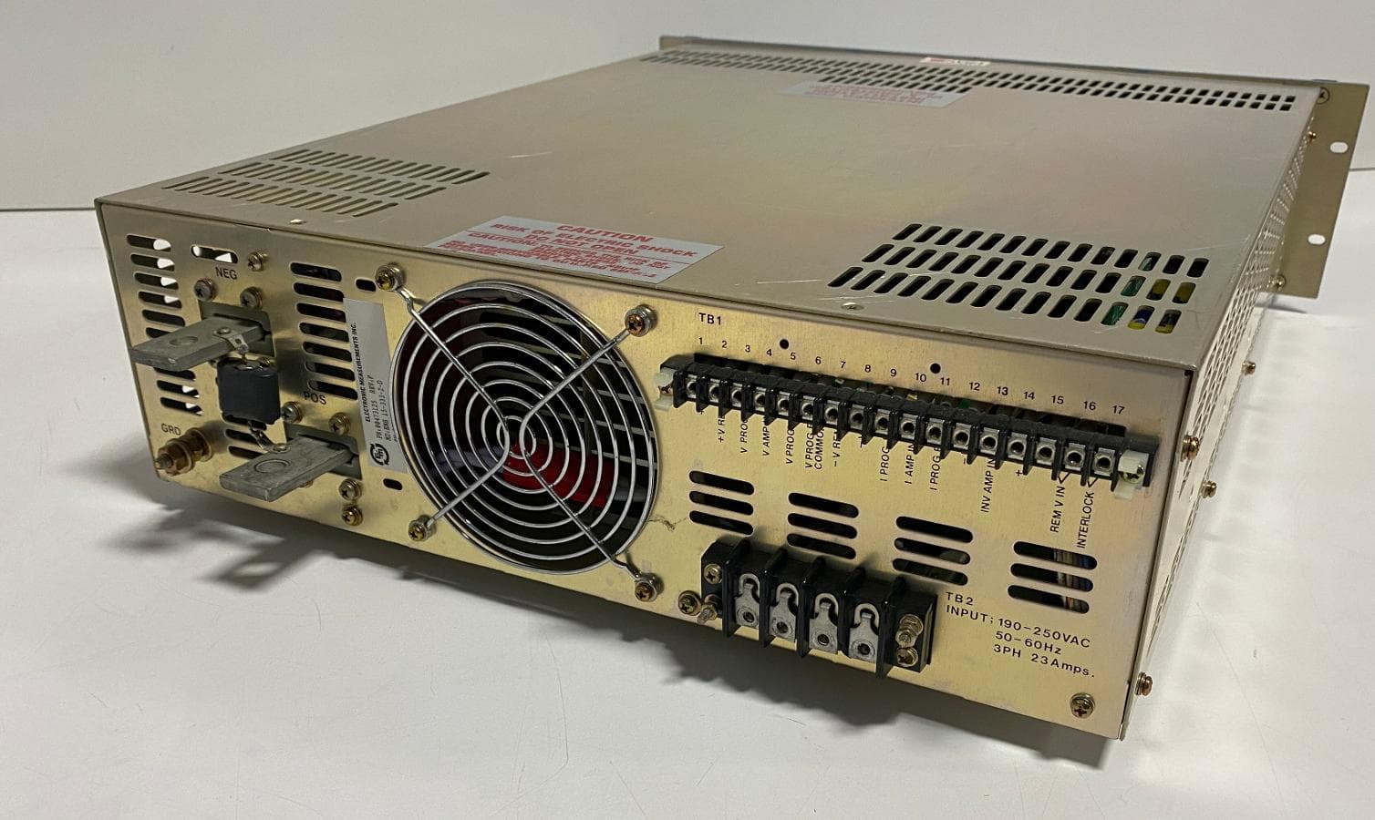 Electronic Measurement EMS 15-333-2-D DC Power Supply