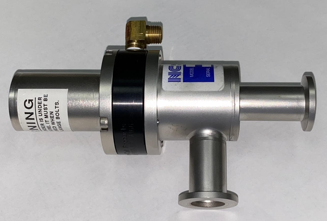 Nor-Cal Products ESVP-0752-NWB Pneumatic Right Angle Vacuum Valve KF16