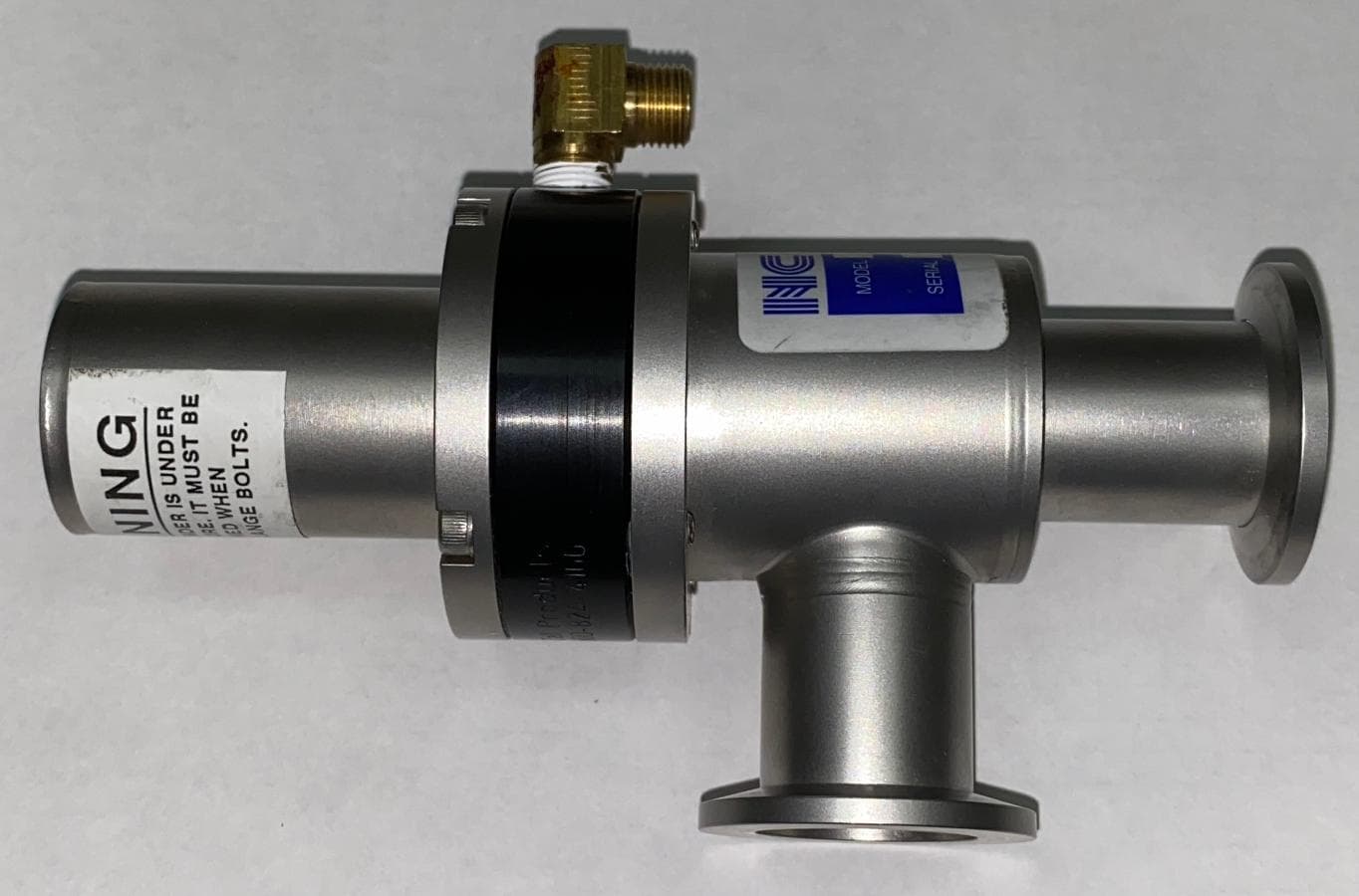 Nor-Cal Products ESVP-1002-NWB Pneumatic Right Angle Vacuum Valve KF25