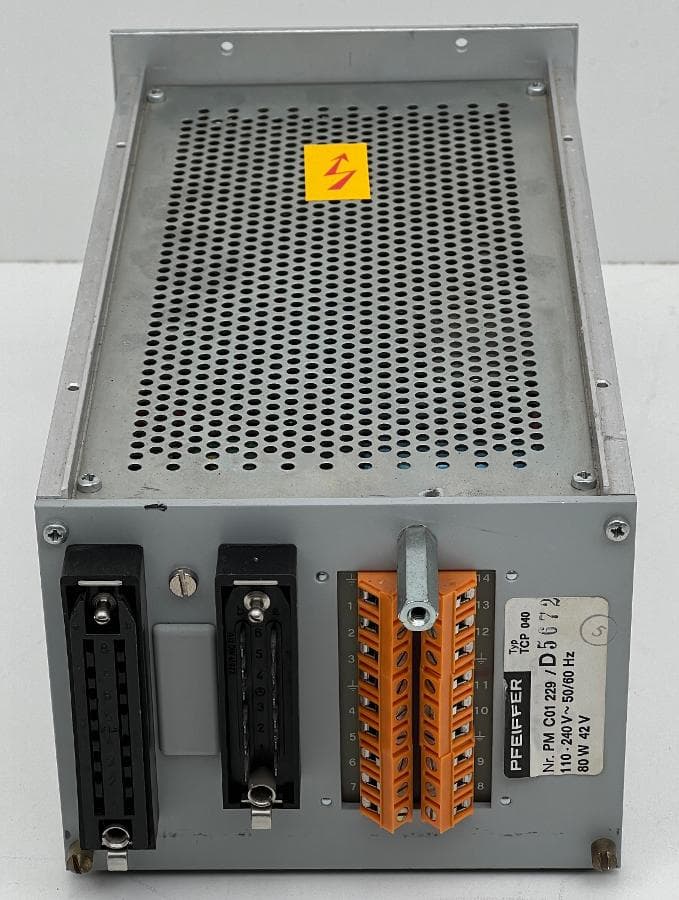 BALZERS TCP 040 Turbo Pump Controller