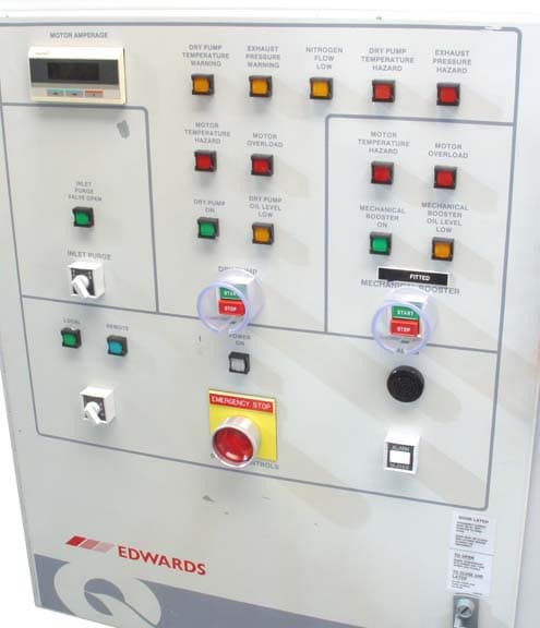 Edwards QDP80/QMB500 Control and Enclosure