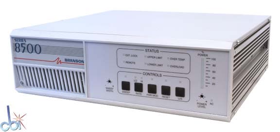 Branson 8500 Ultrasonic Bath Power Supply w/Transducers