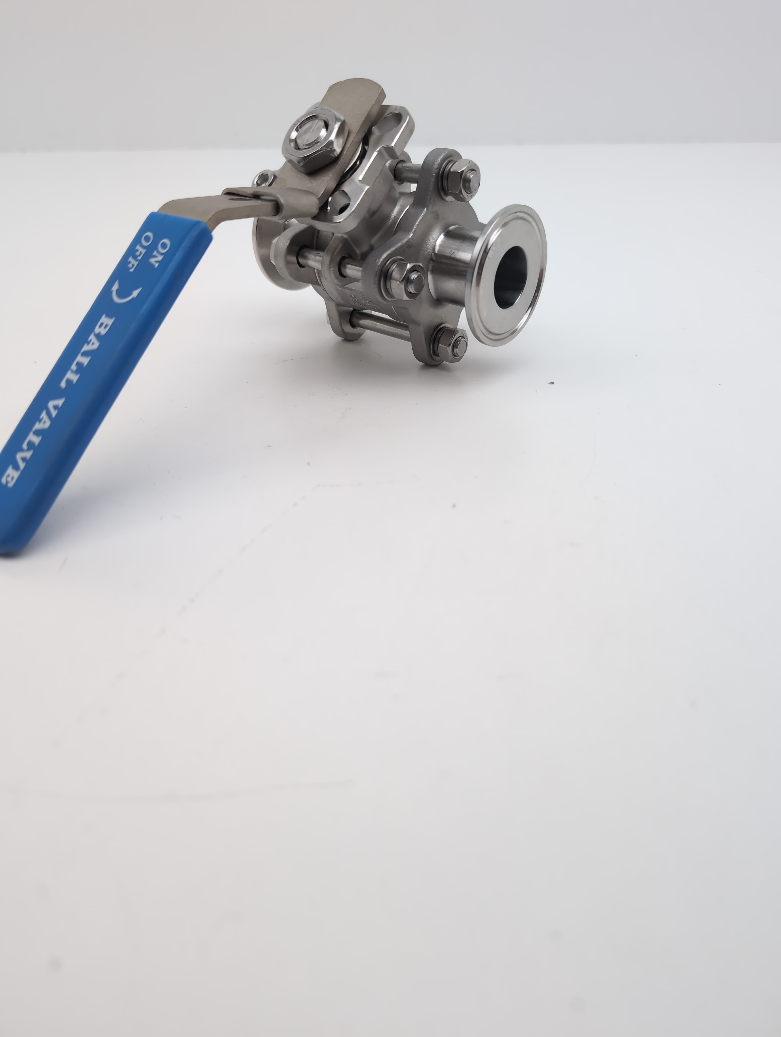DV 1" 304 SS 50mm Sanitary Clamp Ball Valve 1000 wog