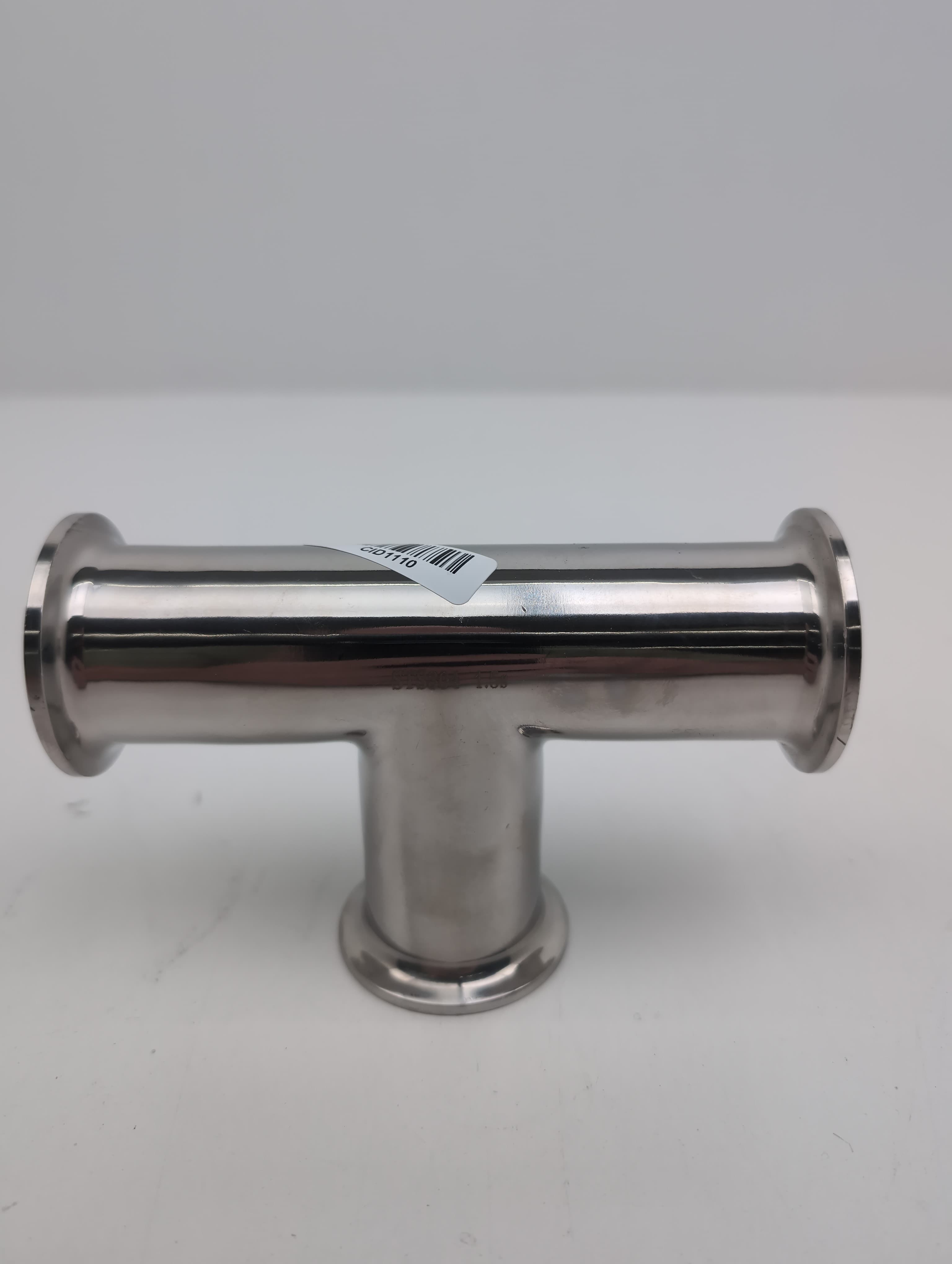 Sanitary TEE 2", 1.375 ID , 304 SS 304 S.S.