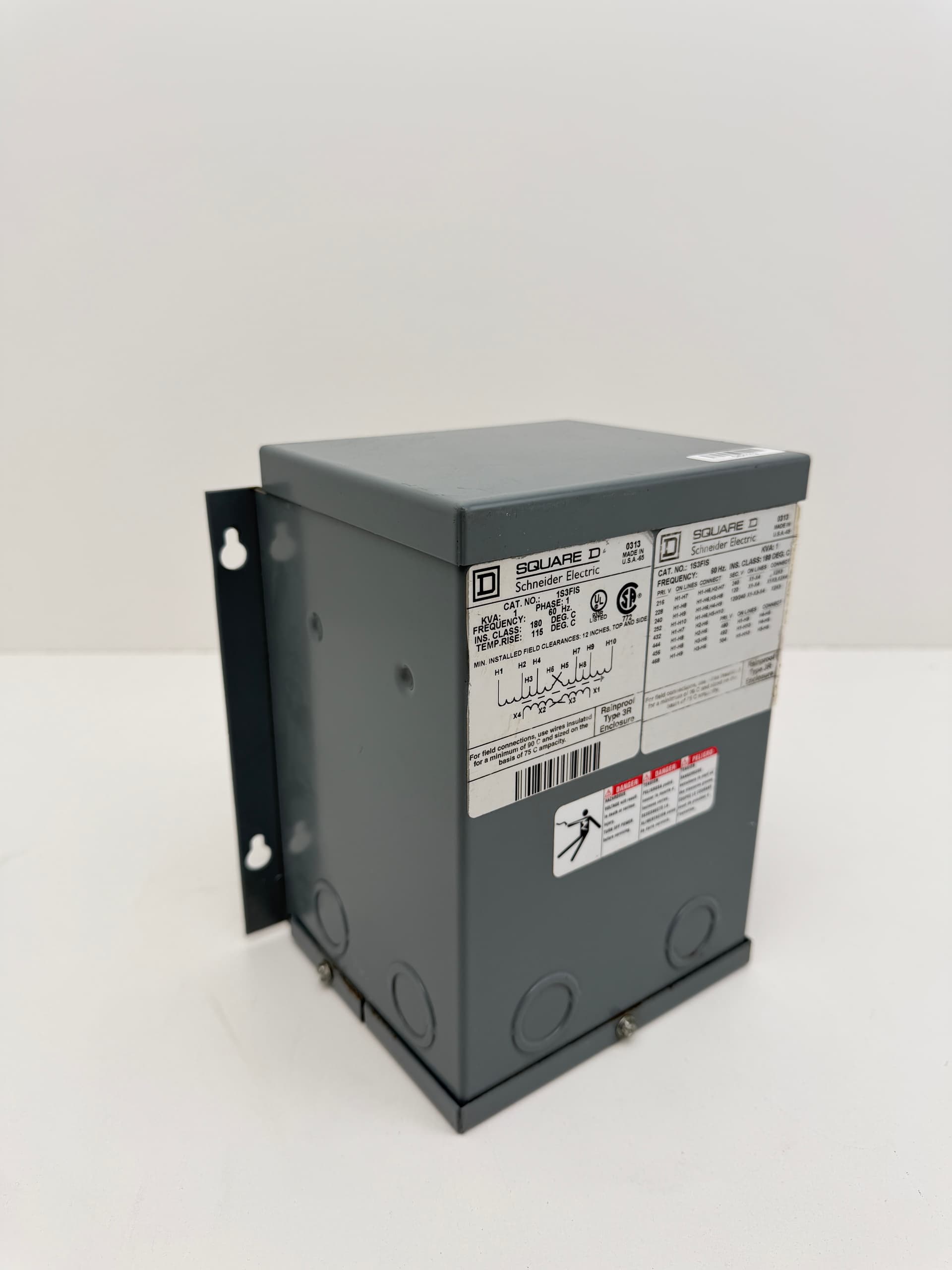 Square D 1S3FIS Dry Type Control Transformer, 1kVA, 1PH, 240/480V to 120/240V