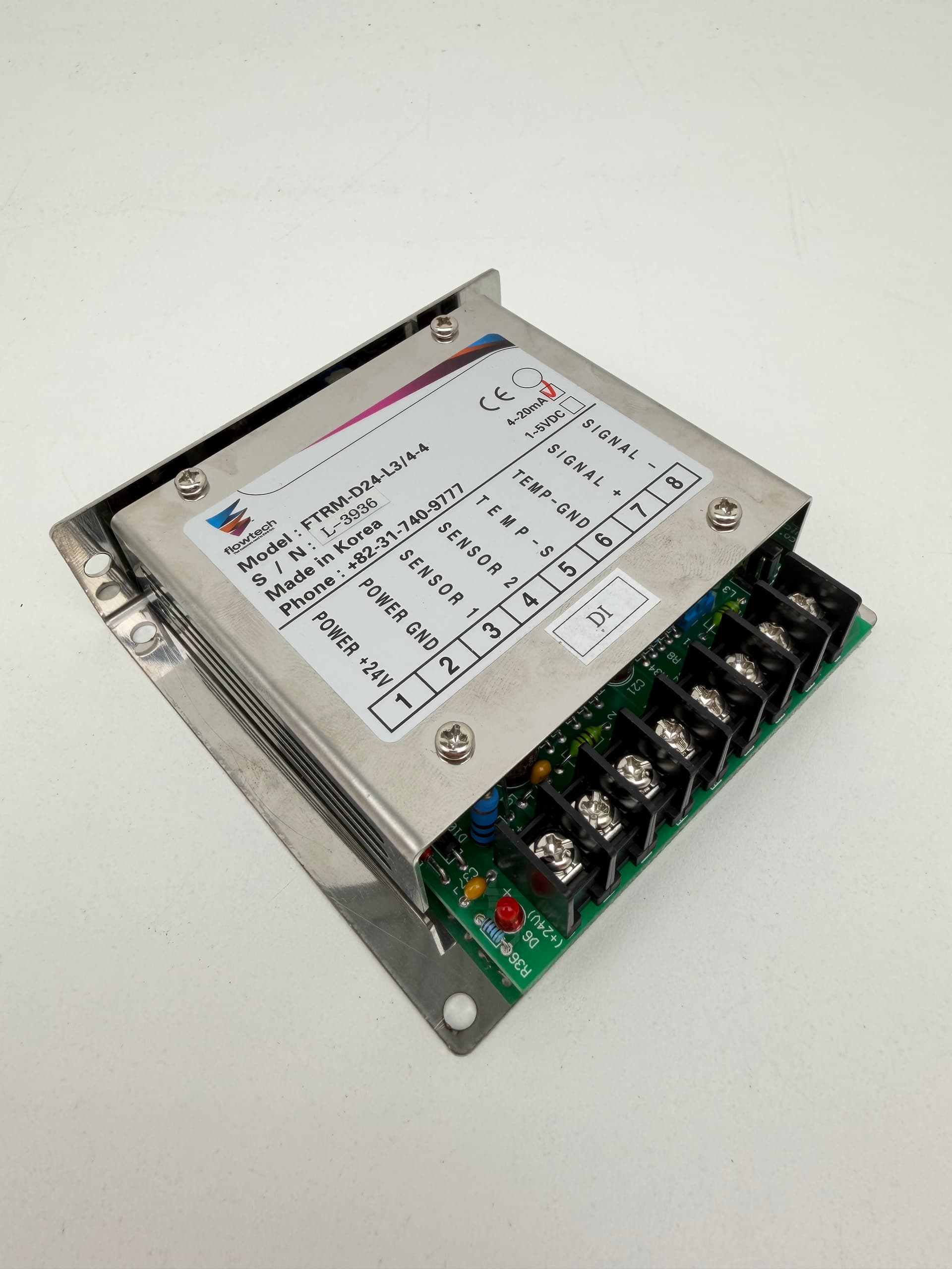 Flow Tech FTRM-D24-L3/4-4 Flow Meter Controller 4-20mA