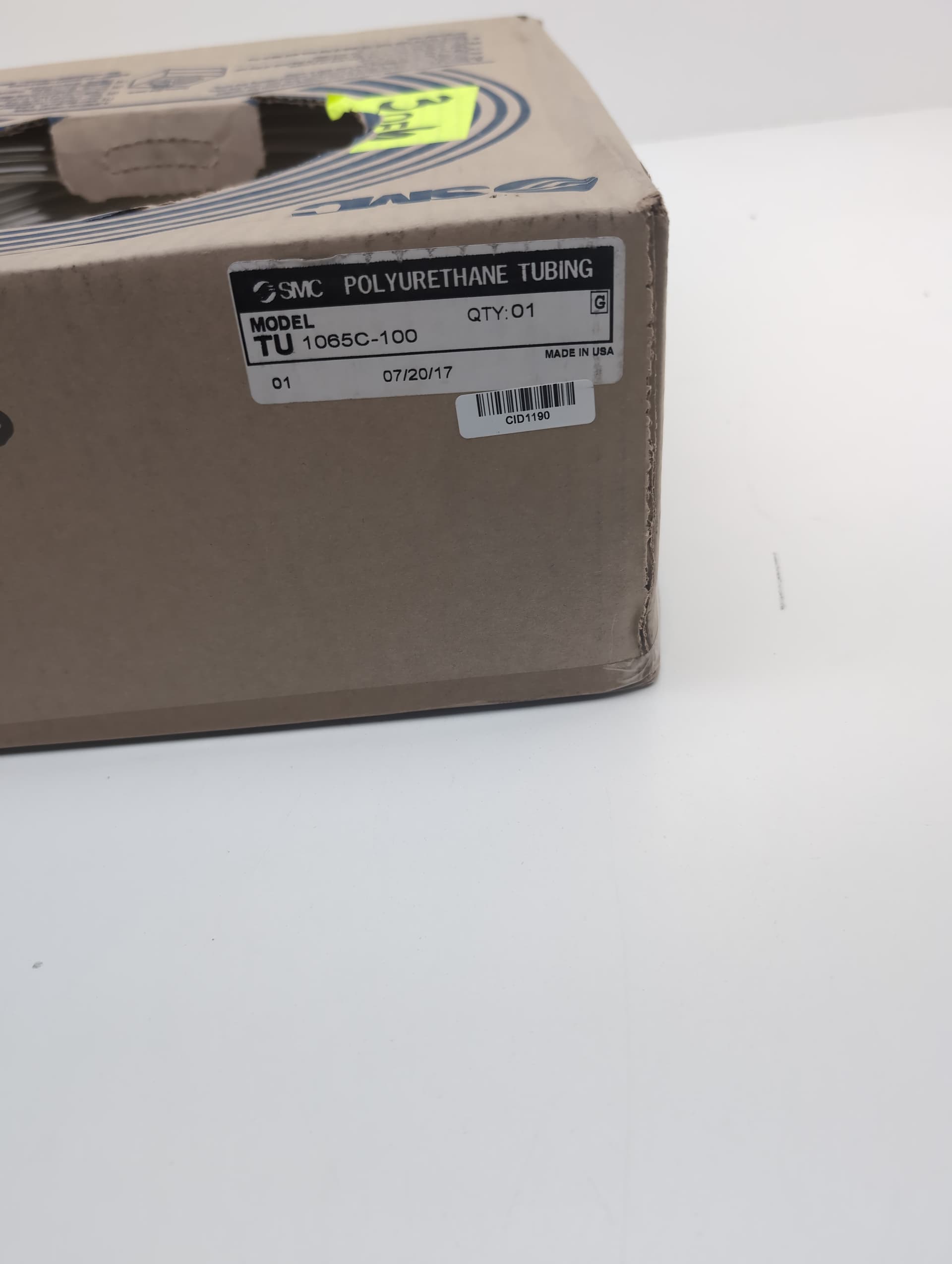 SMC TU 1065C-100 Polyurathane Tubing 6.5 mm ID x 10 m m OD x 65 M L