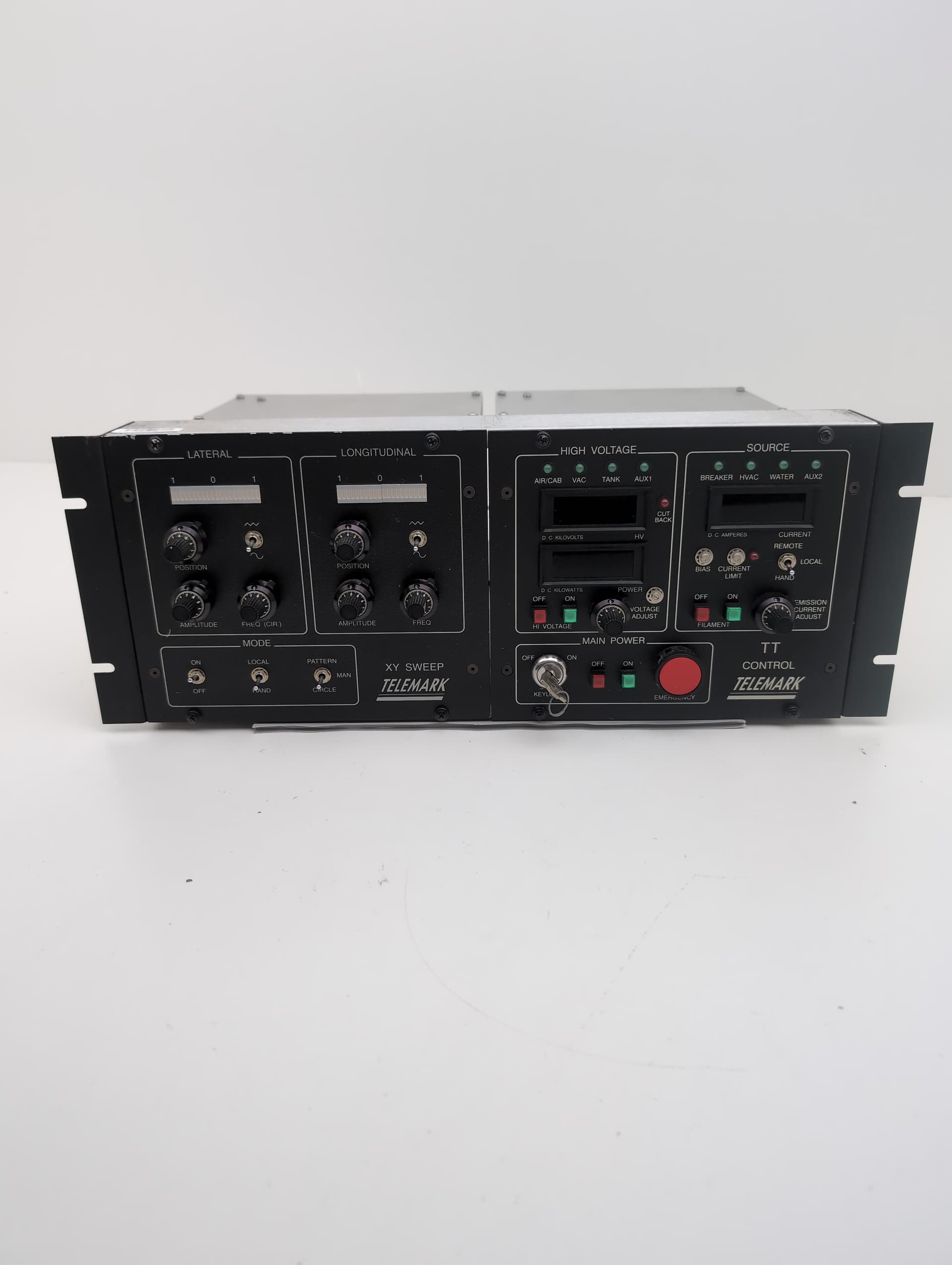 Telemark TT Control, XY Sweep E-Beam power supply and Hearth( gun) controls