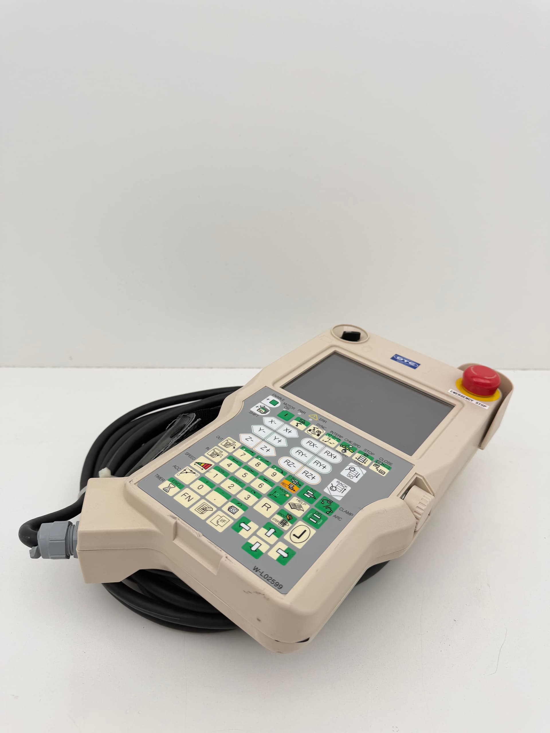 Daihen Model: FDTP P/N: XE3402A Robot Teach Pendant Model: FDTPDSJN-2M25