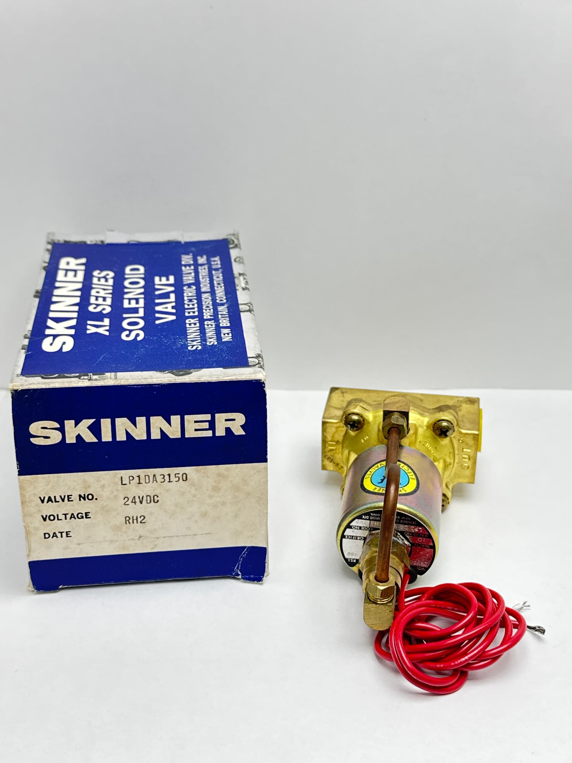 Skinner LP1DA3150N XL Series Solenoid Valve, 24 VDC, 5-150 PSI