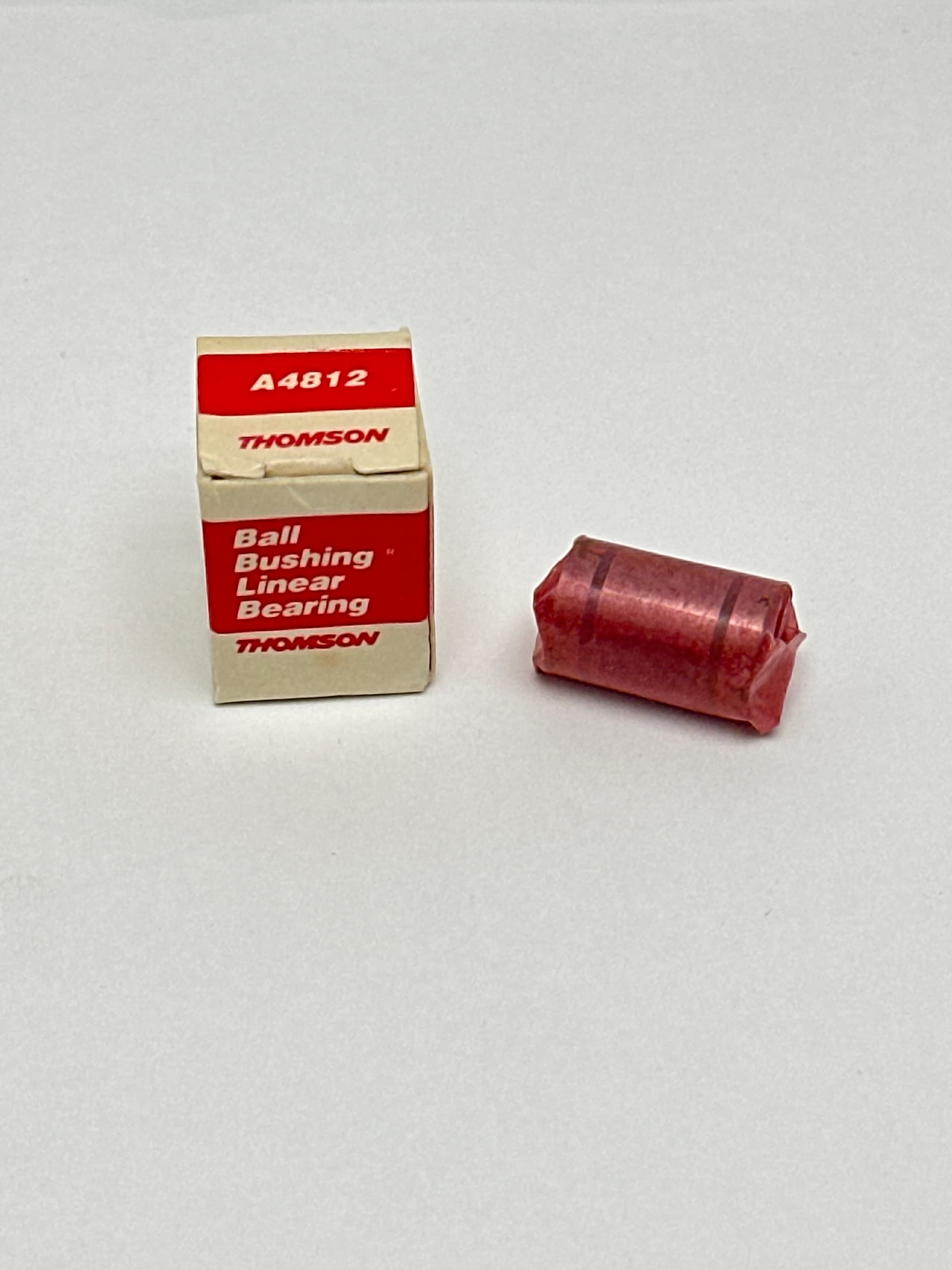 Thomson A4812 Ball Bushing Bearing, 1/4 in, Closed, Precision Steel