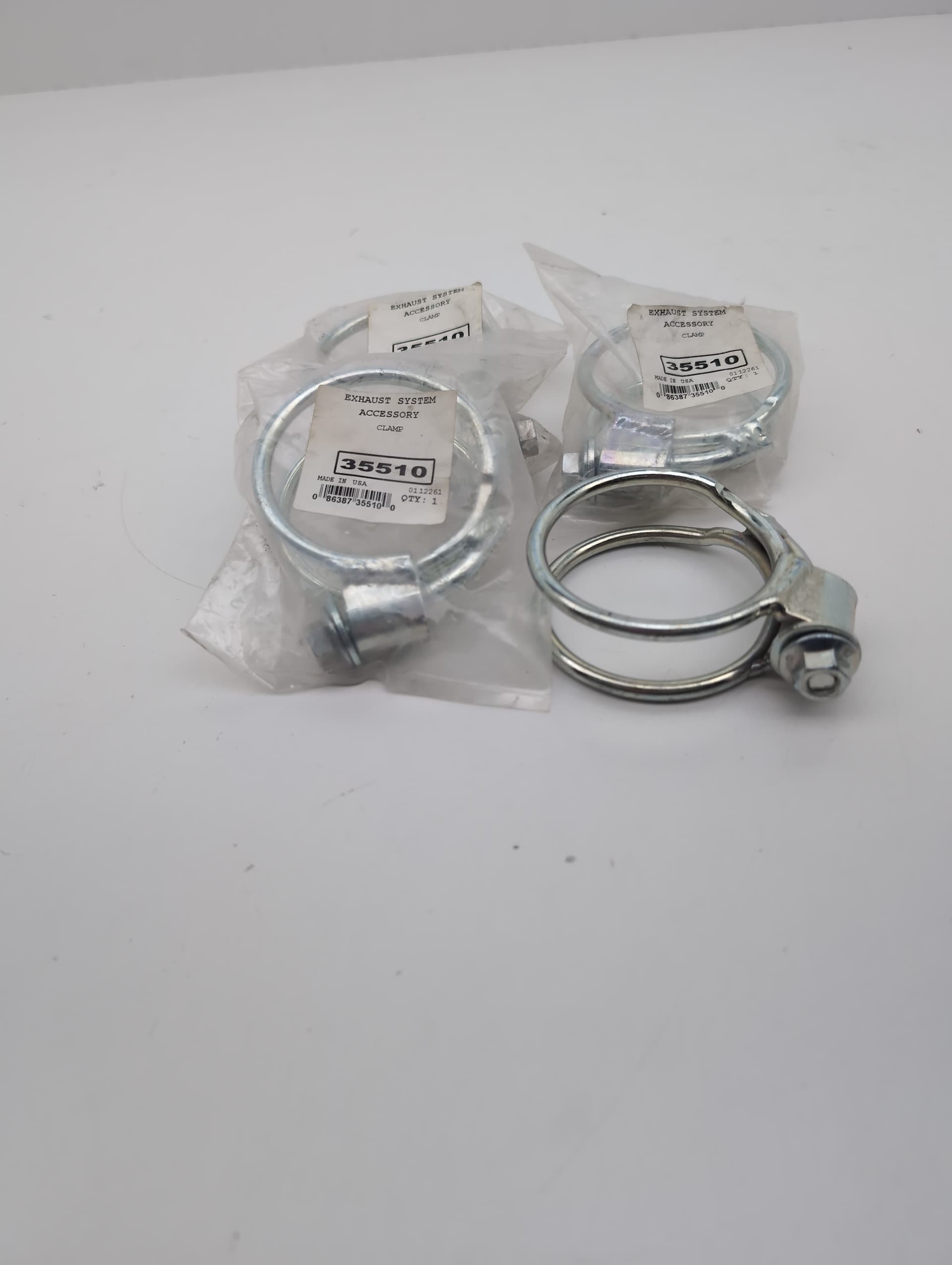 Walker 35510 Exhaust clamp, Steel, 2-3/4" Wire ring