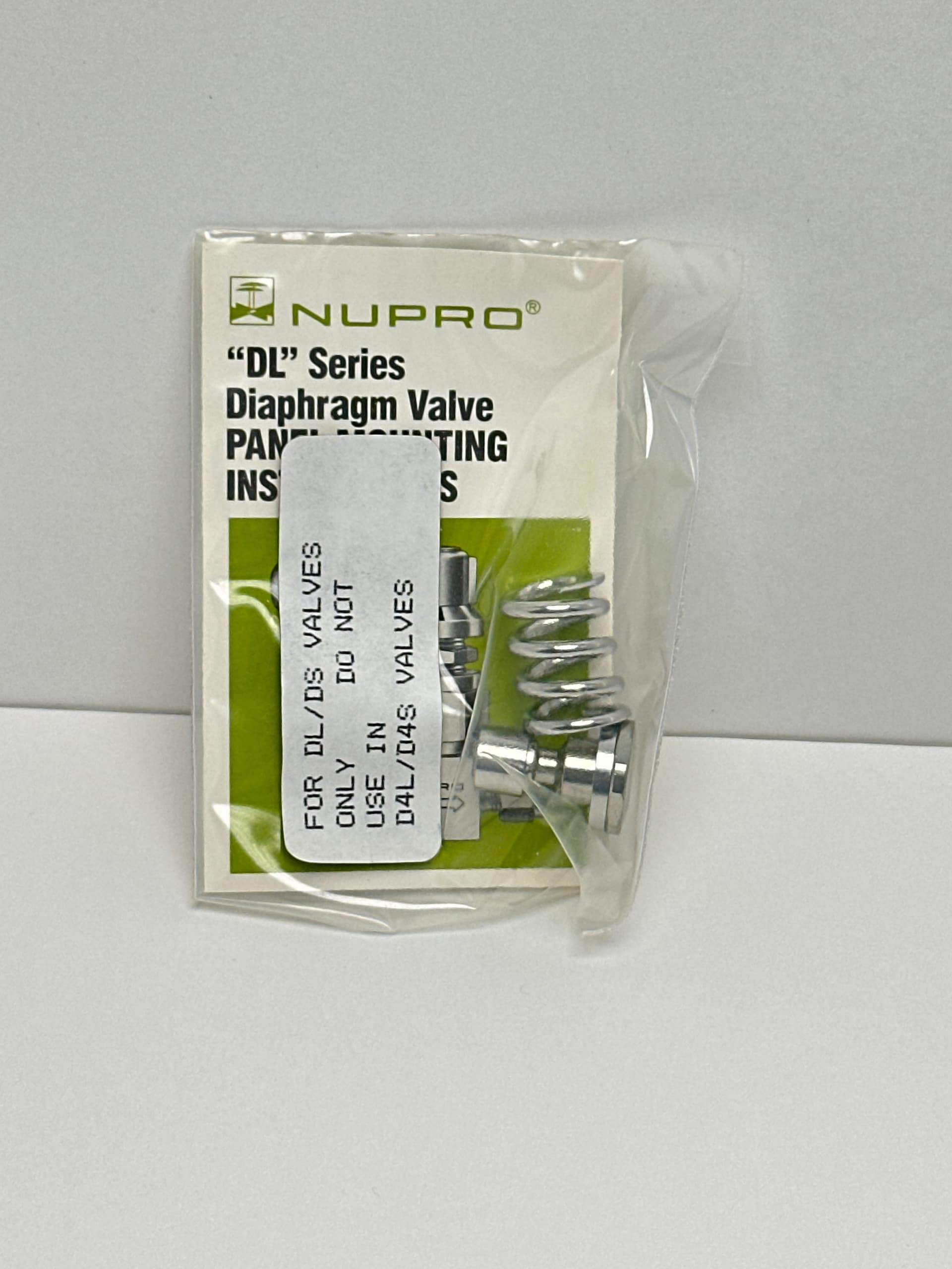 Nupro Company 6L-3AK-DS-KF PCTFE Stem Replacement Kit, DL/DS