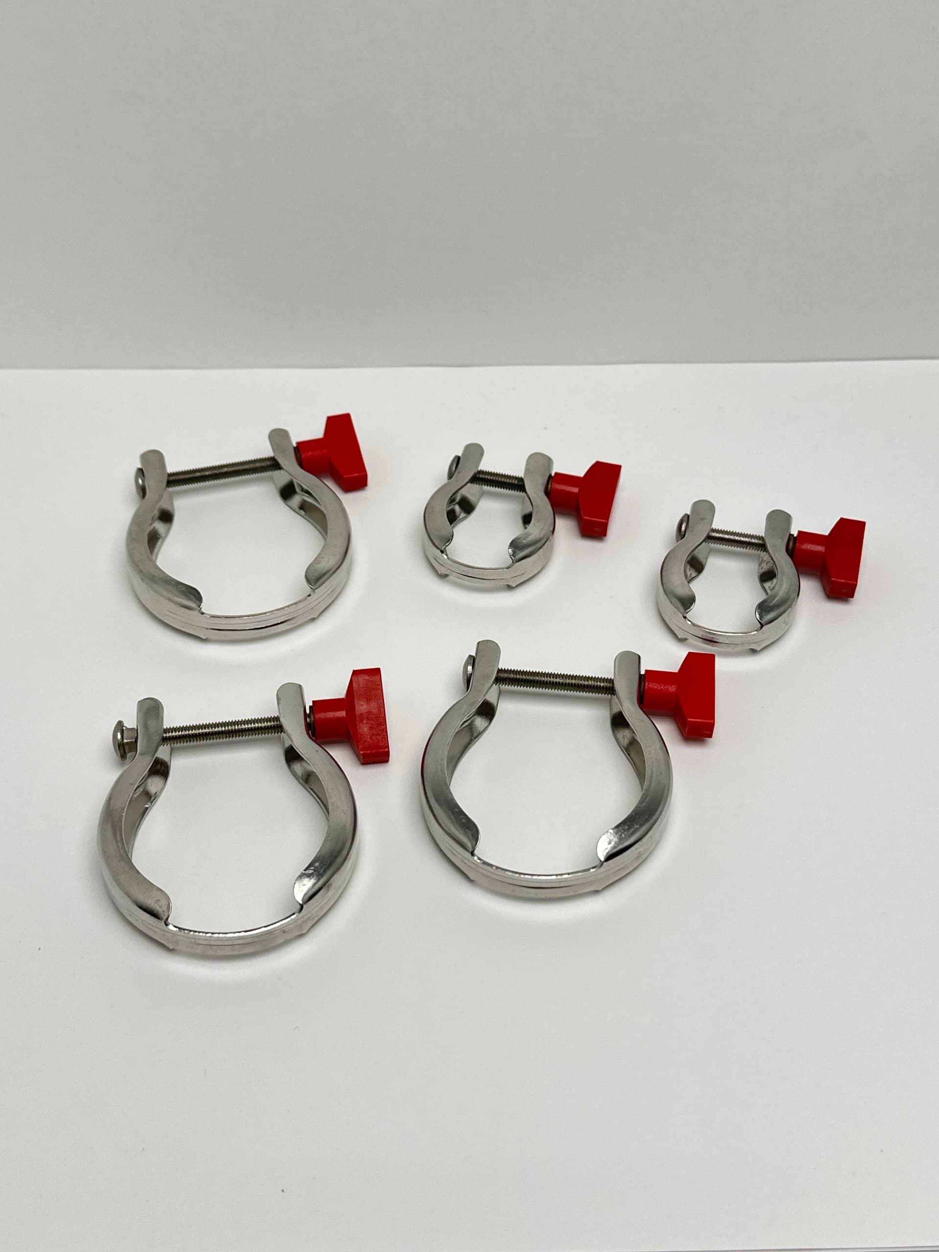 KF40 and KF16 Vacuum Clamping Rings, Stainless Steel