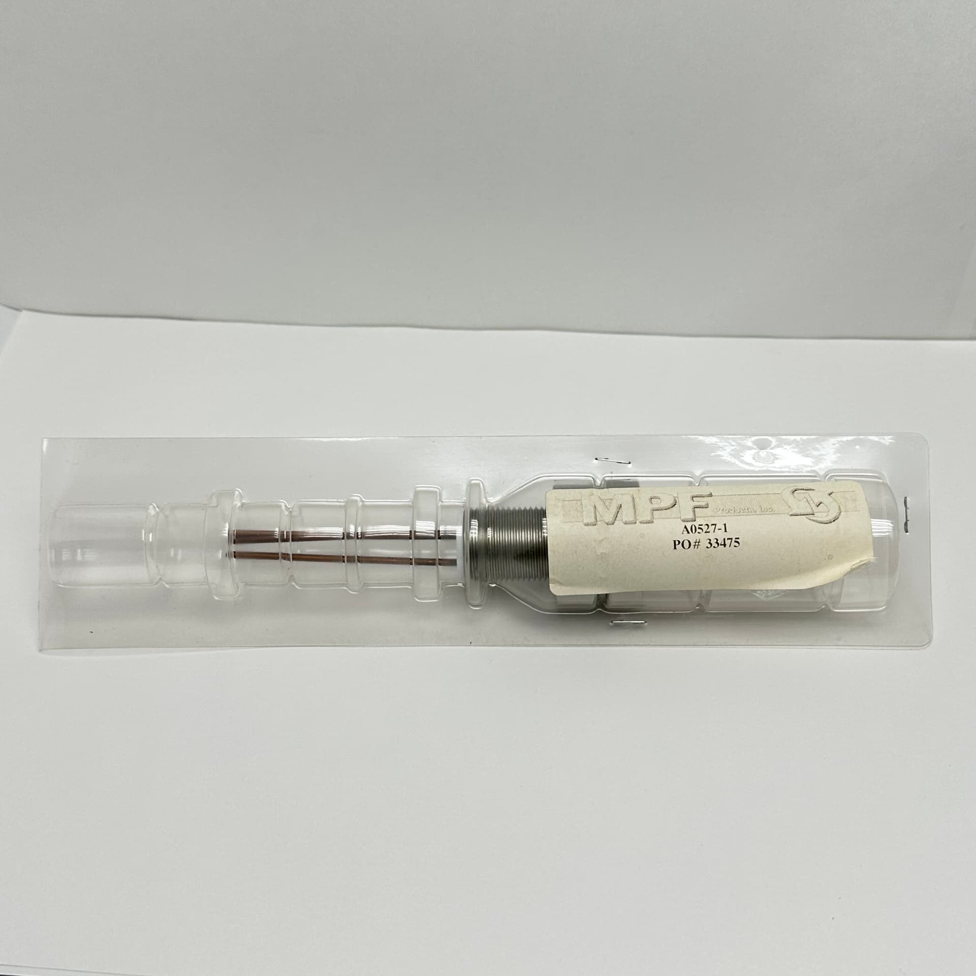 MPF Products A0527-1 Power Feedthrough, 2 kV, 50 A, 3 Pin, Copper