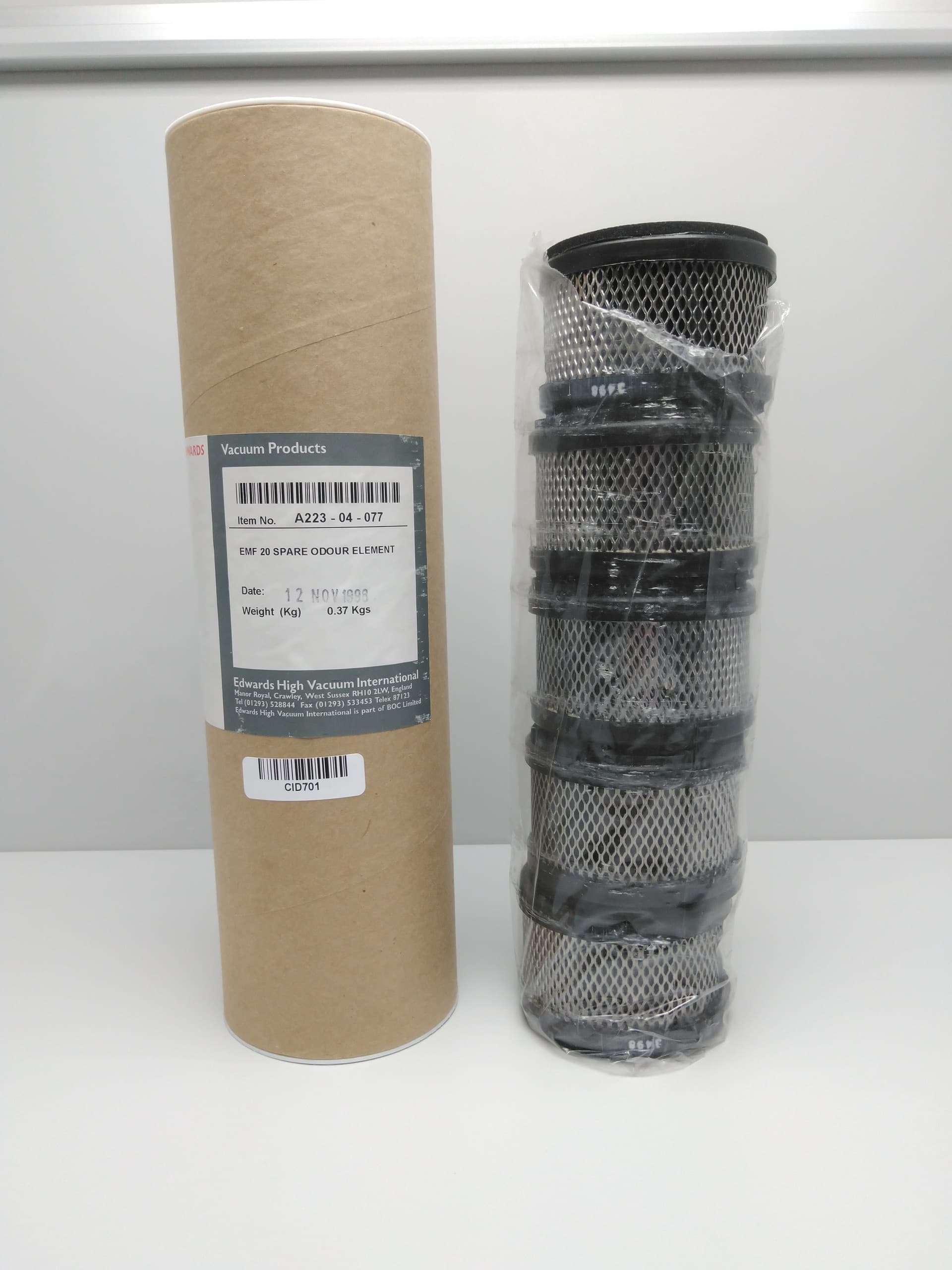 Edwards Vacuum A223-04-077 EMF 20 Spare Odour Element