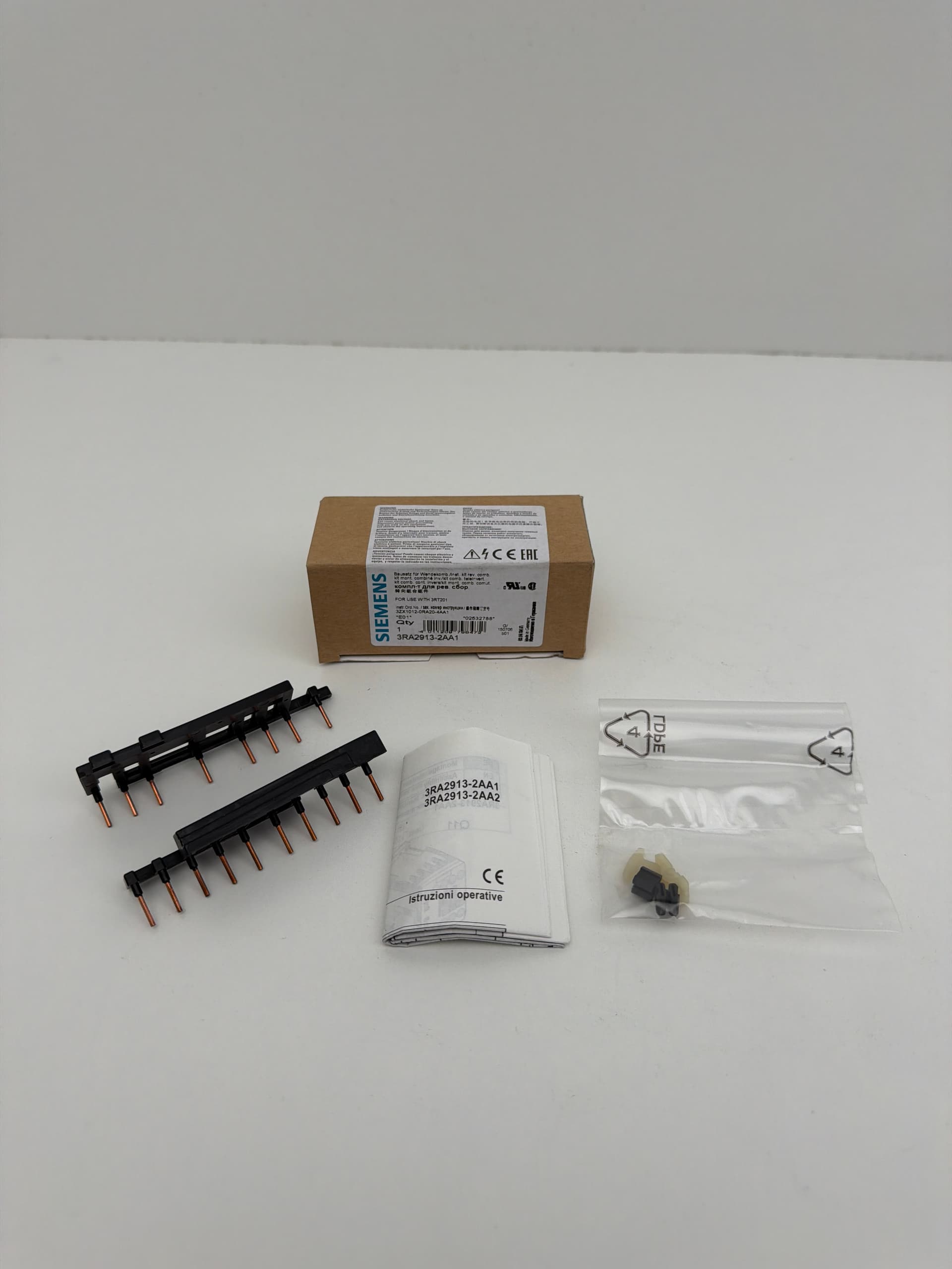 Siemens 3RA2913-2AA1 Wiring Kit S00 Reversing Starter Mechanical Interlock