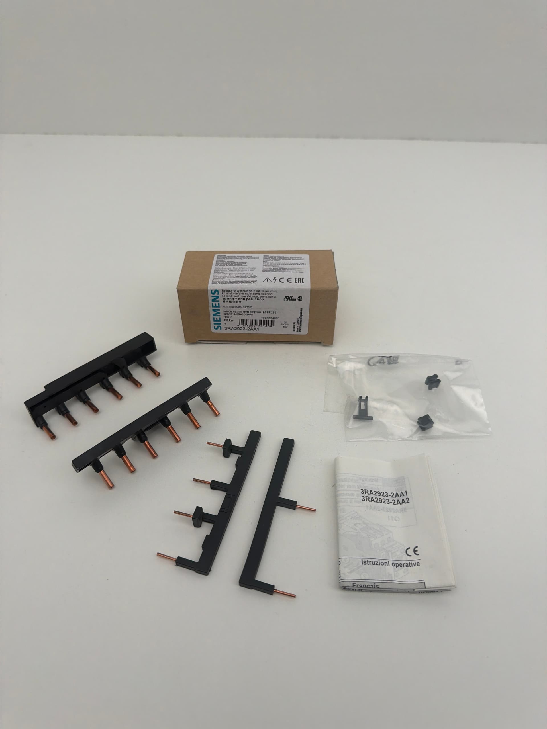 Siemens 3RA2923-2AA1 SIRIUS Wiring Kit S0 Reversing Starter Mechanical Interlock