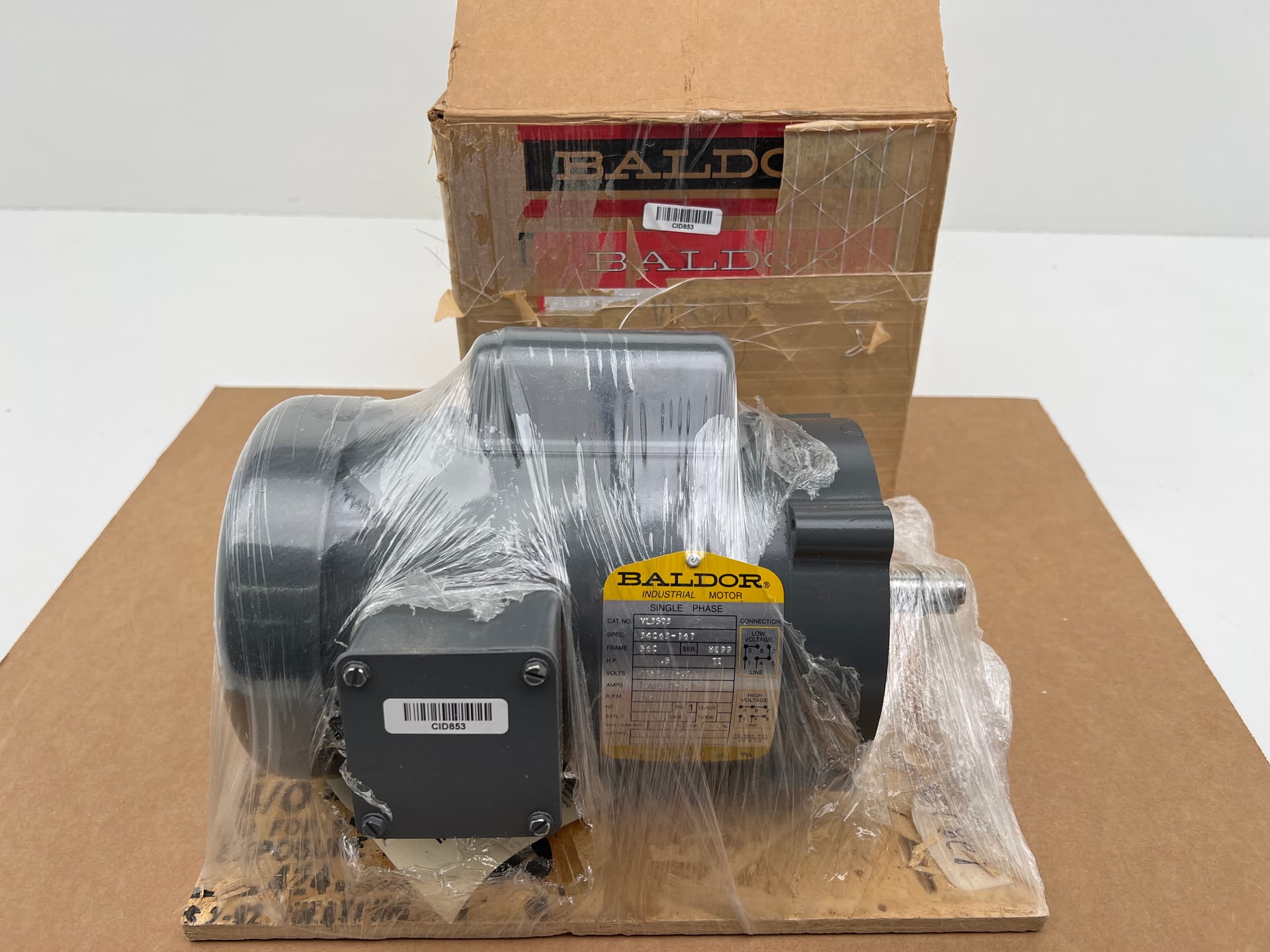 Baldor VL3503 1/2 HP, 115/230V AC, 56C, 5/8 x 1-7/8