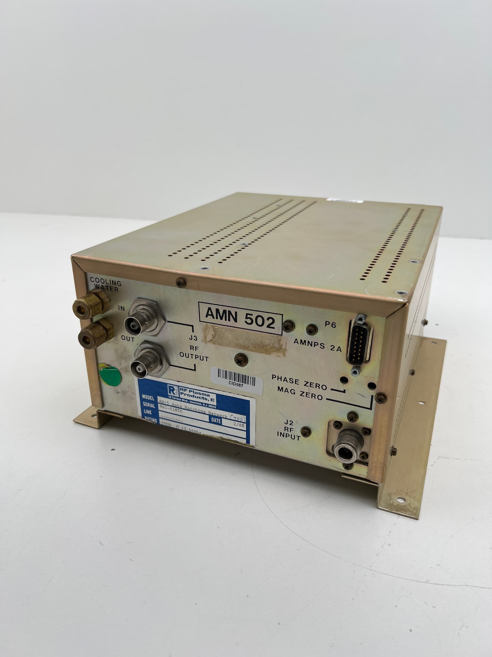 RF Power Products AM-5 RF Matching Network 500W @13.56 Mhz