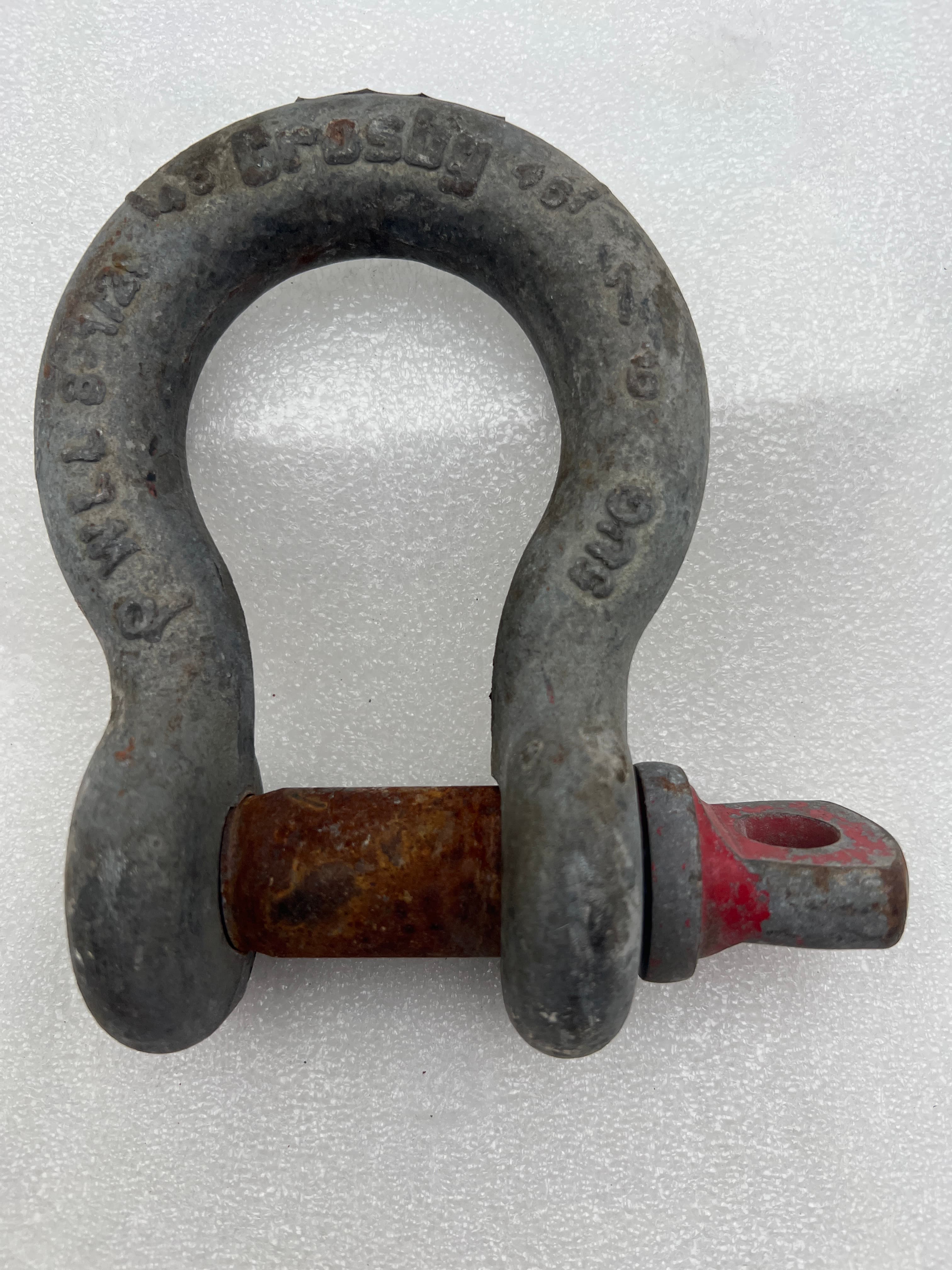 Crosby 1"- 8.5 Ton Galvanized Screw Pin Anchor Shackle