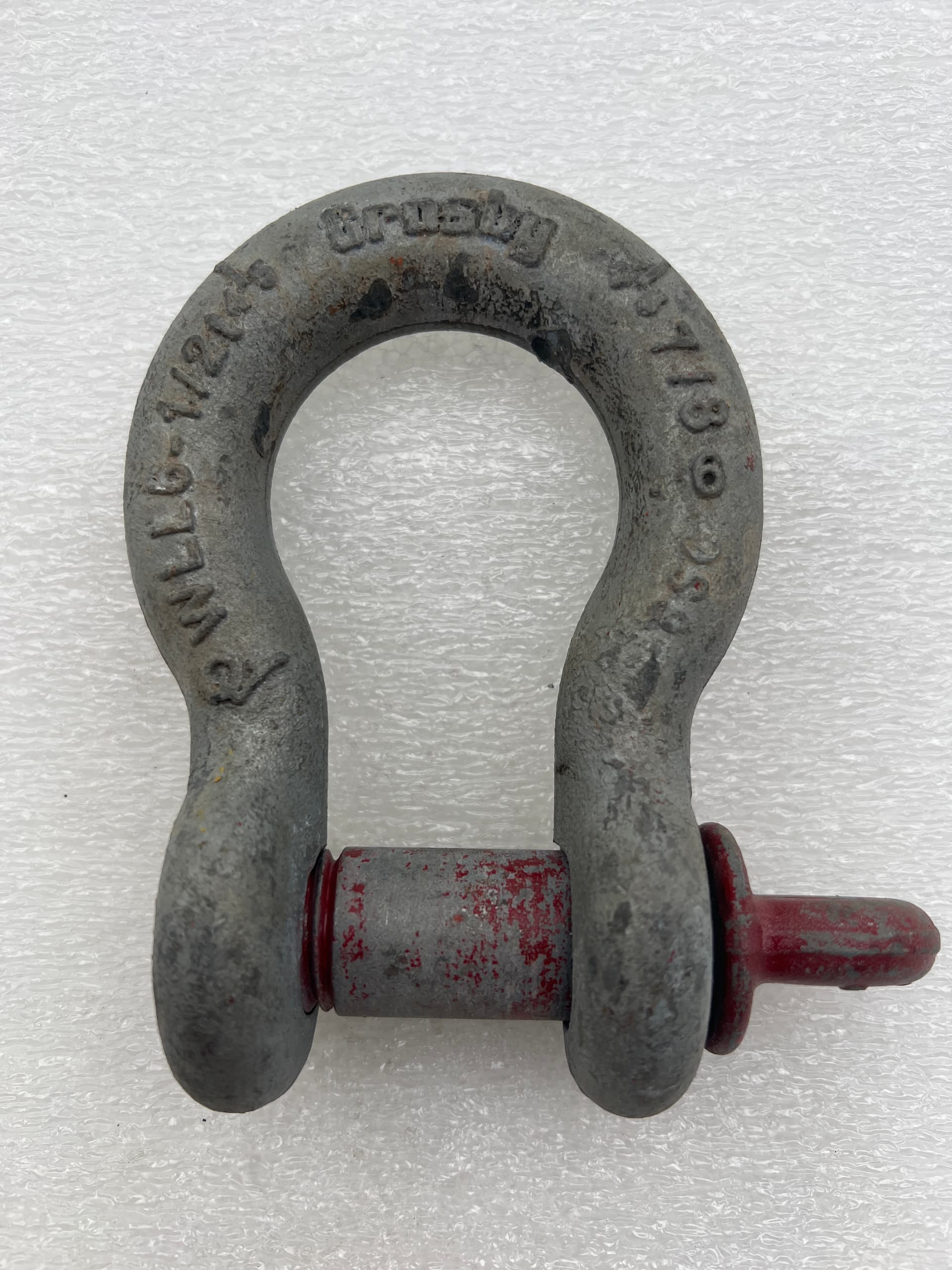Crosby G2130 Bolt Type 7/8", 6.5 Ton Galvanized Anchor Shackle