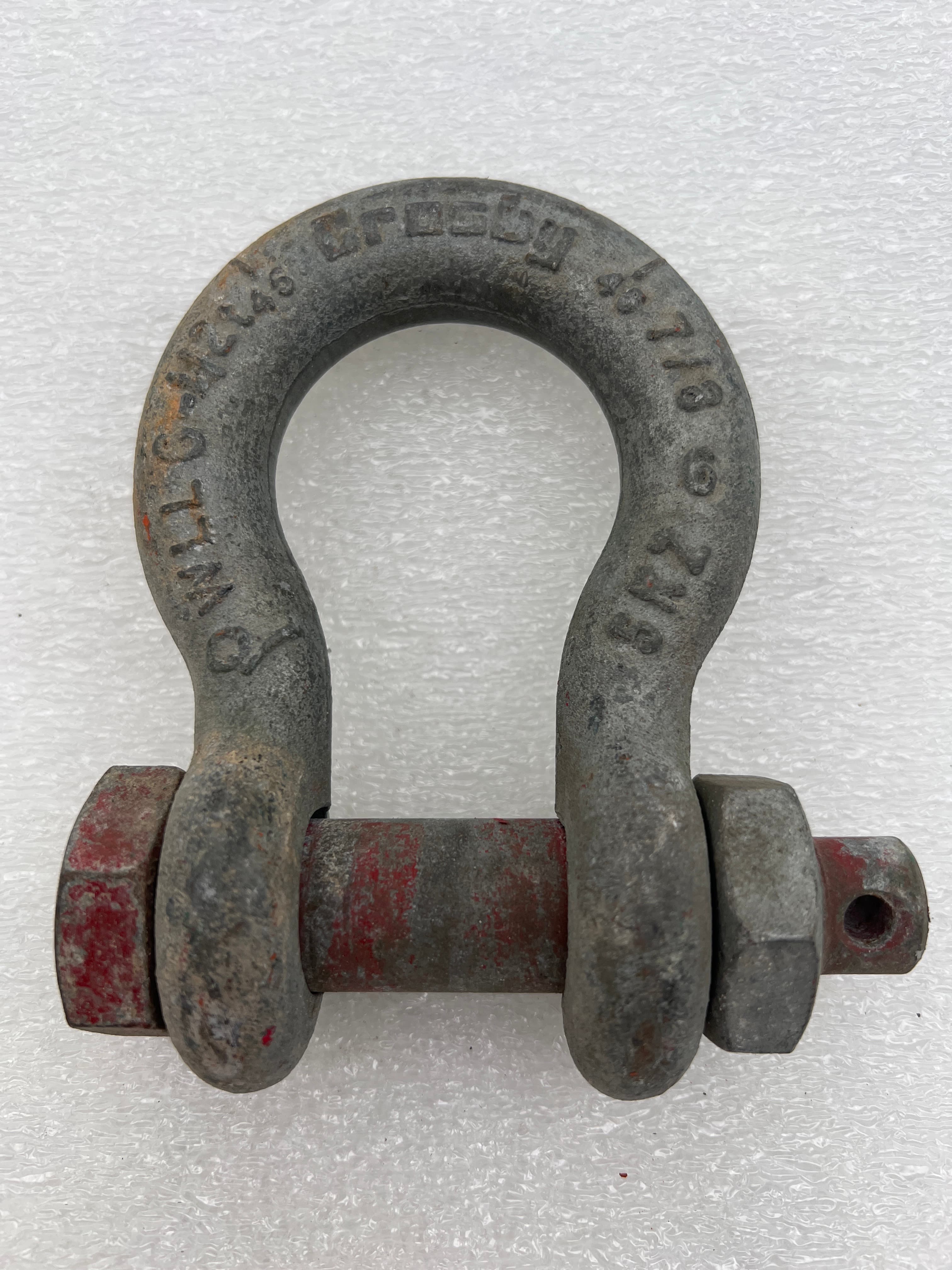 Crosby G-2130 7/8", 6.5Ton Galvanized Bolt Type Anchor Shackle